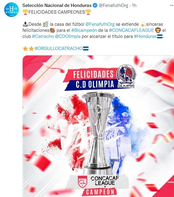 Olimpia recibe felicitaciones de equipos de Liga Nacional por su título 11