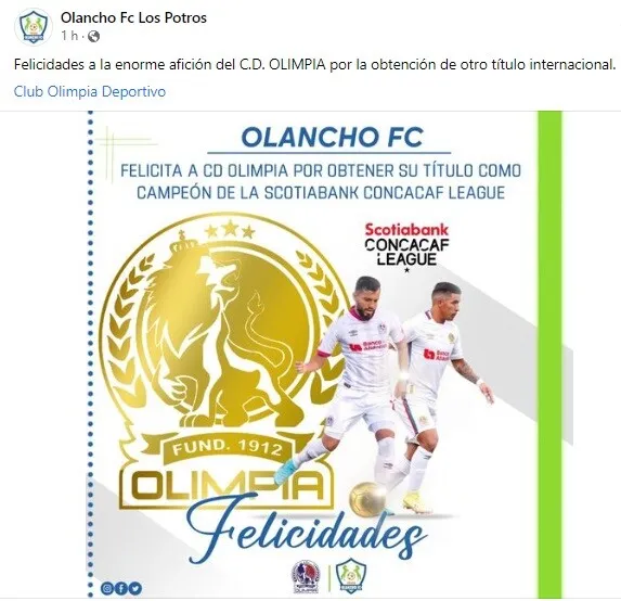 Olimpia recibe felicitaciones de equipos de Liga Nacional por su título 3