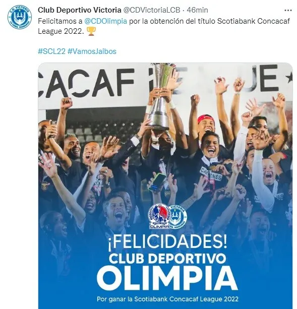Olimpia recibe felicitaciones de equipos de Liga Nacional por su título 5