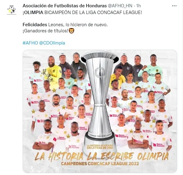 Olimpia recibe felicitaciones de equipos de Liga Nacional por su título 6